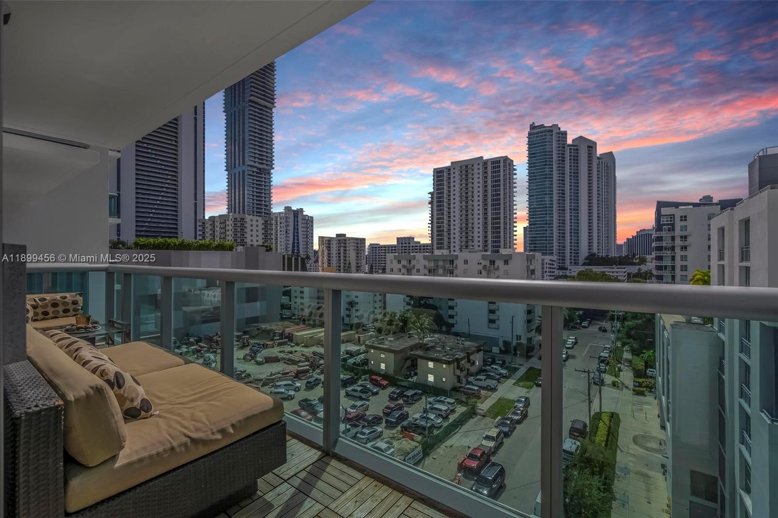 333 Northeast 24th Street, Unit 812 Miami, FL 33137 - Photo 27 of 32 a balcony with city view
