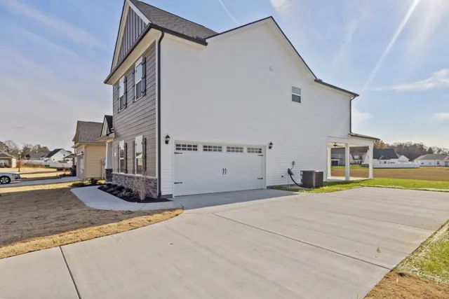 a view of a house with a swimming pool