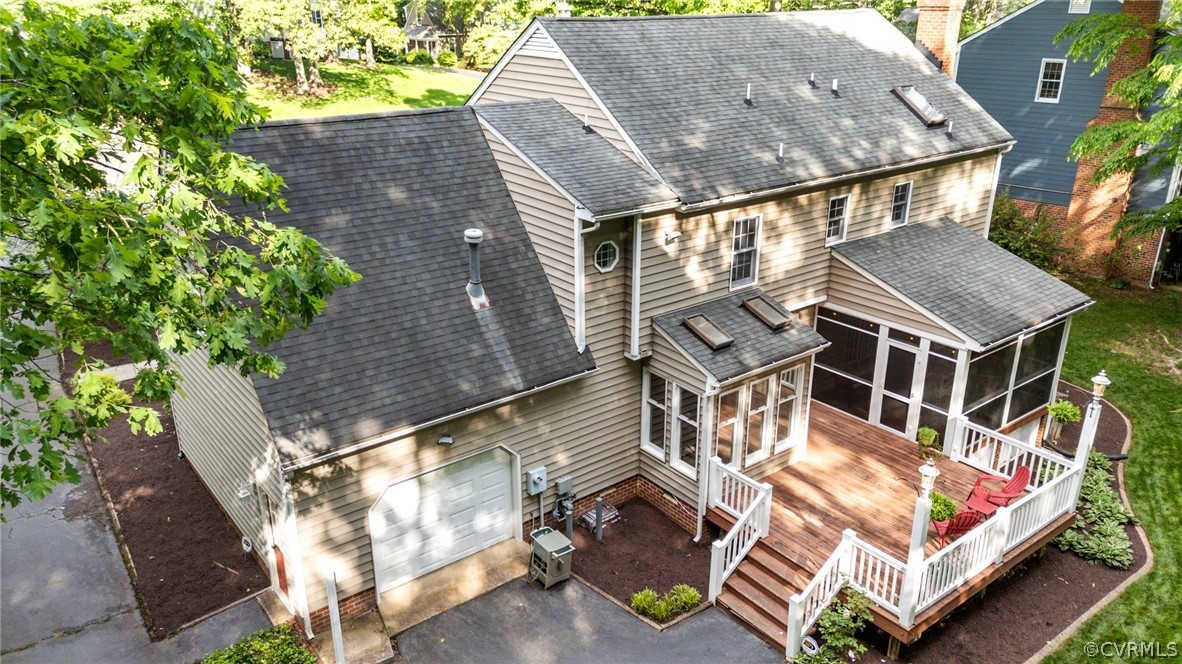 413 Lancey Drive Midlothian, VA 23114 - Photo 34 of 46 aerial view of a house with a yard