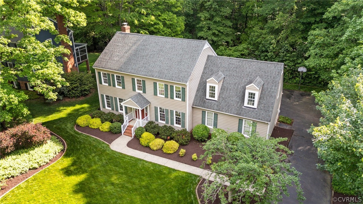 413 Lancey Drive Midlothian, VA 23114 - Photo 43 of 46 a aerial view of a house