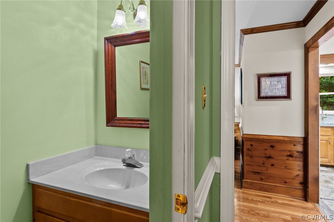 413 Lancey Drive Midlothian, VA 23114 - Photo 10 of 46 a bathroom with a sink and a mirror