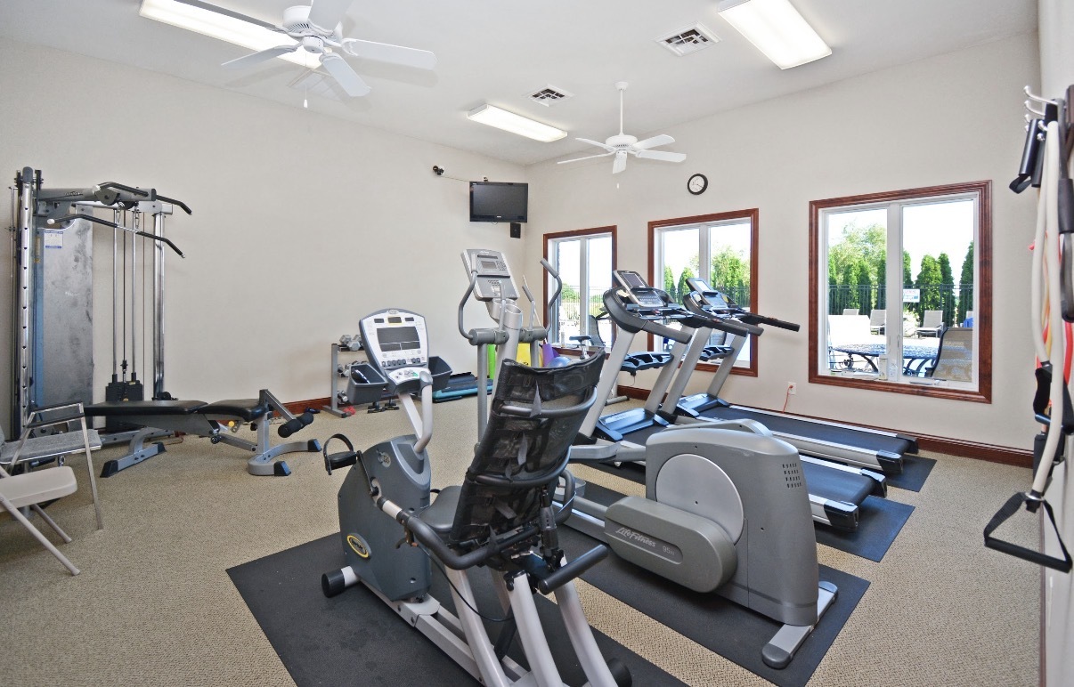 1809 Glenbridge Road Bloomington, IL 61704 - Photo 22 of 23 a view of a room with gym equipment