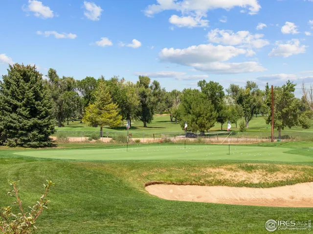 a view of a golf course