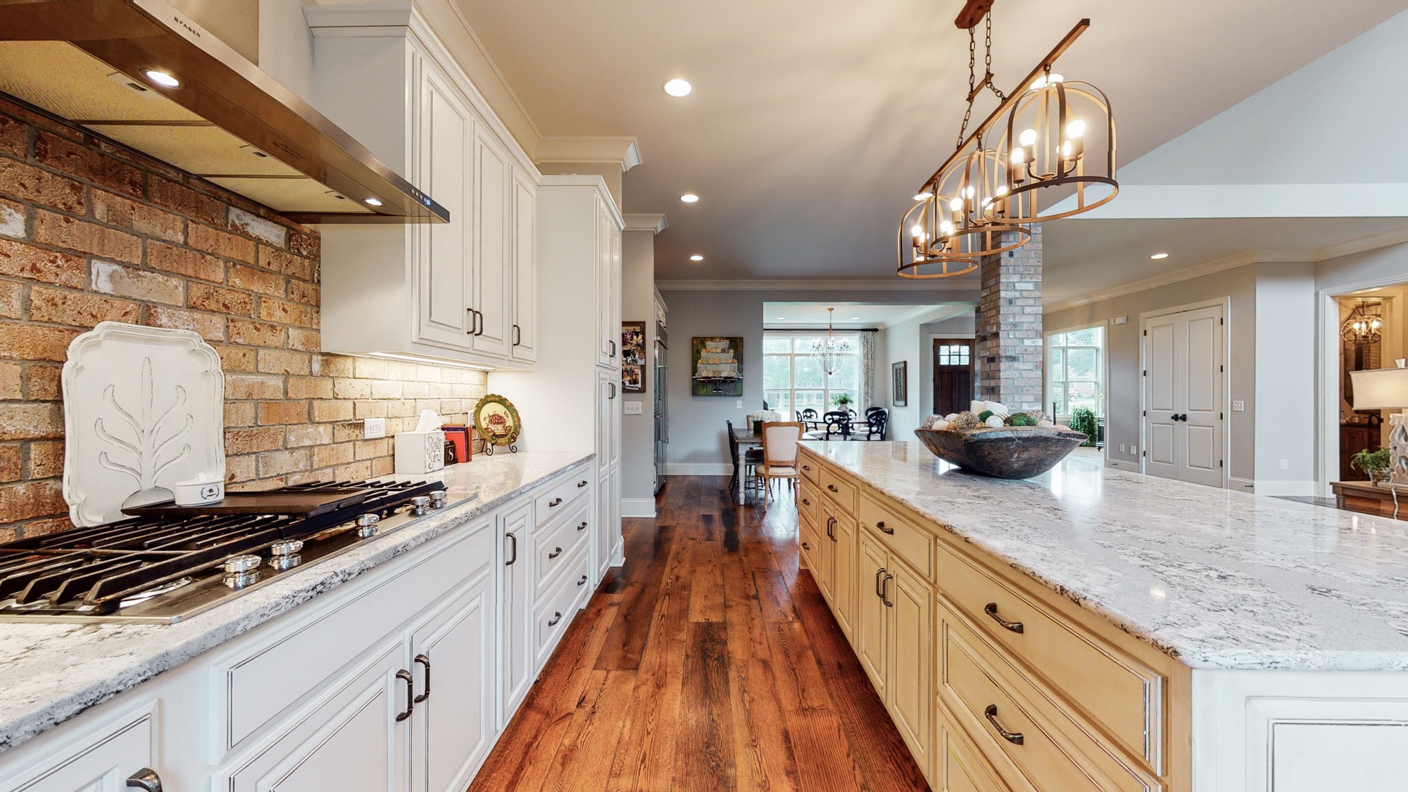 1110 Ridgeway Drive Franklin, TN 37067 - Photo 11 of 48 a large kitchen with kitchen island lots of counter space and wooden floor