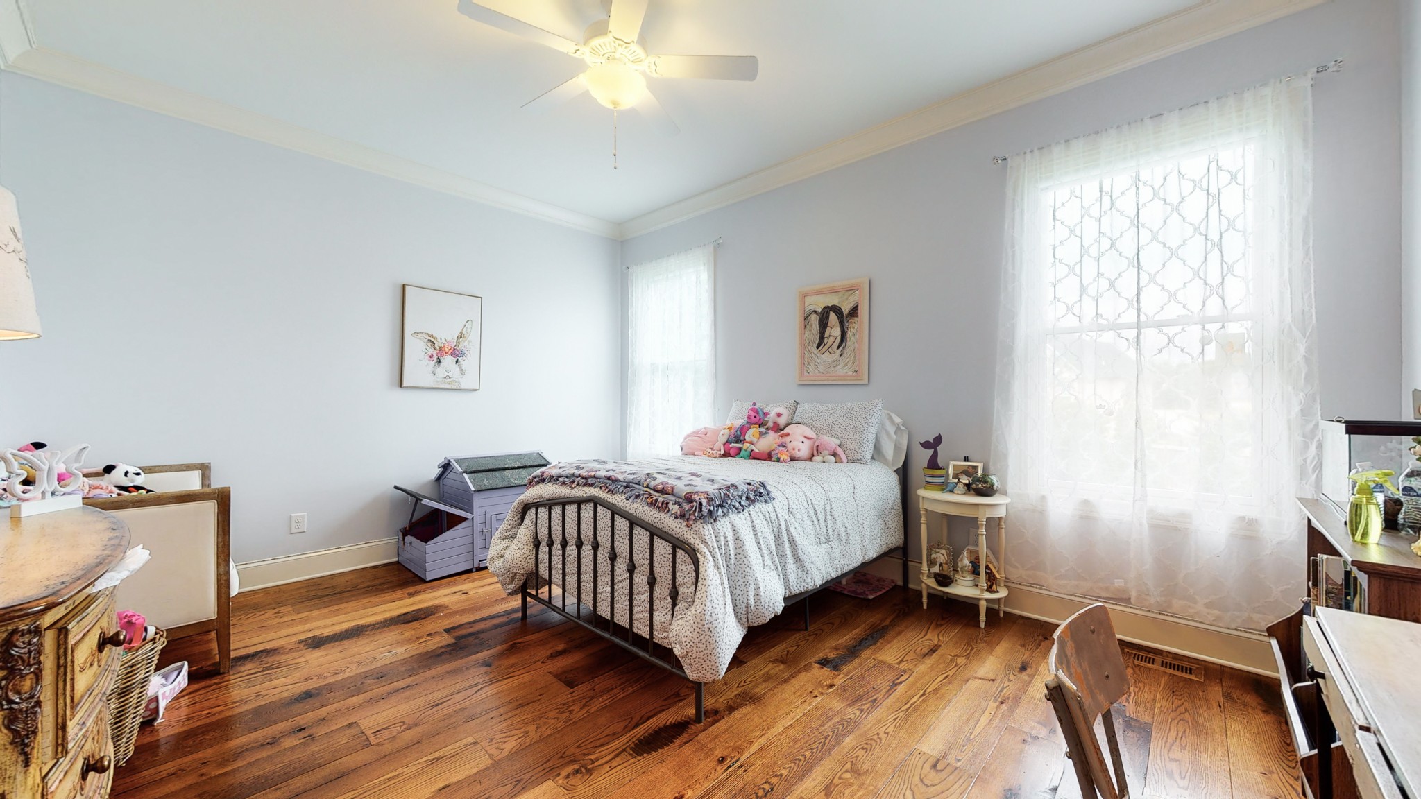 1110 Ridgeway Drive Franklin, TN 37067 - Photo 26 of 48 a bedroom with a bed and wooden floor