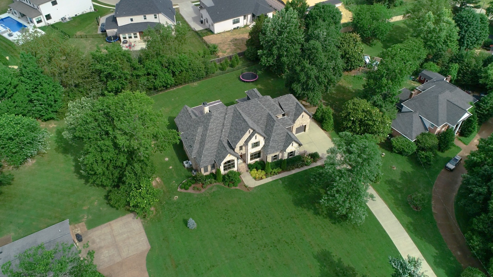 1110 Ridgeway Drive Franklin, TN 37067 - Photo 45 of 48 an aerial view of a house