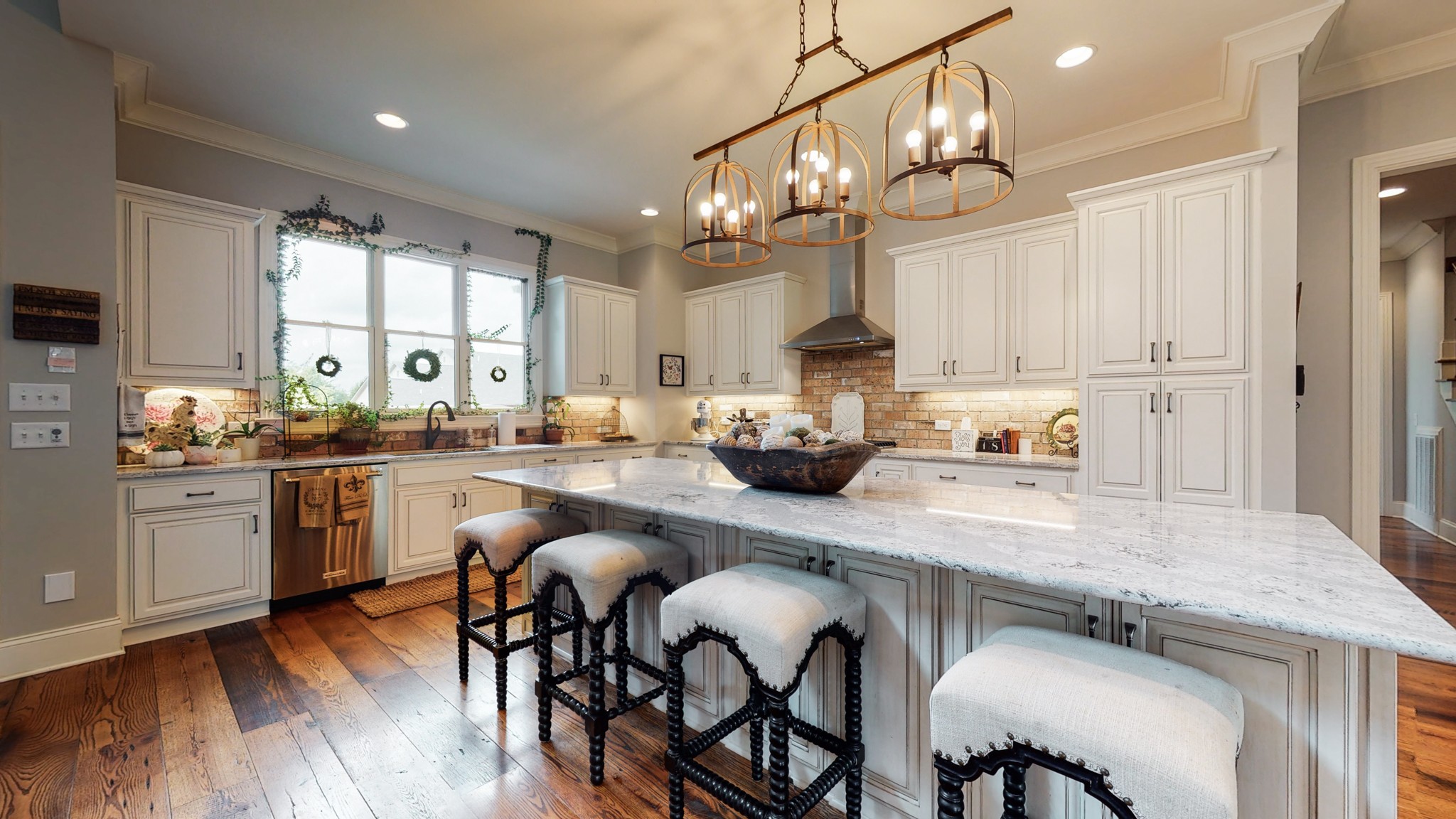 1110 Ridgeway Drive Franklin, TN 37067 - Photo 9 of 48 a kitchen with sink cabinets and stainless steel appliances