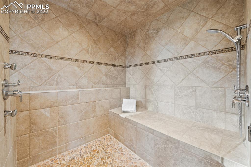 3833 Lorraine Road Larkspur, CO 80118 - Photo 13 of 40 a bathroom with a shower