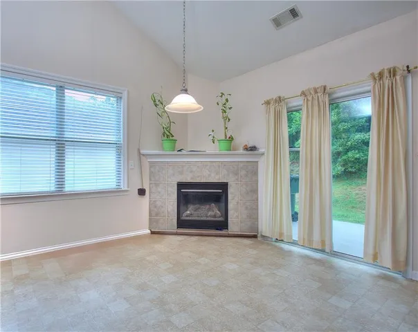a room with pool table
