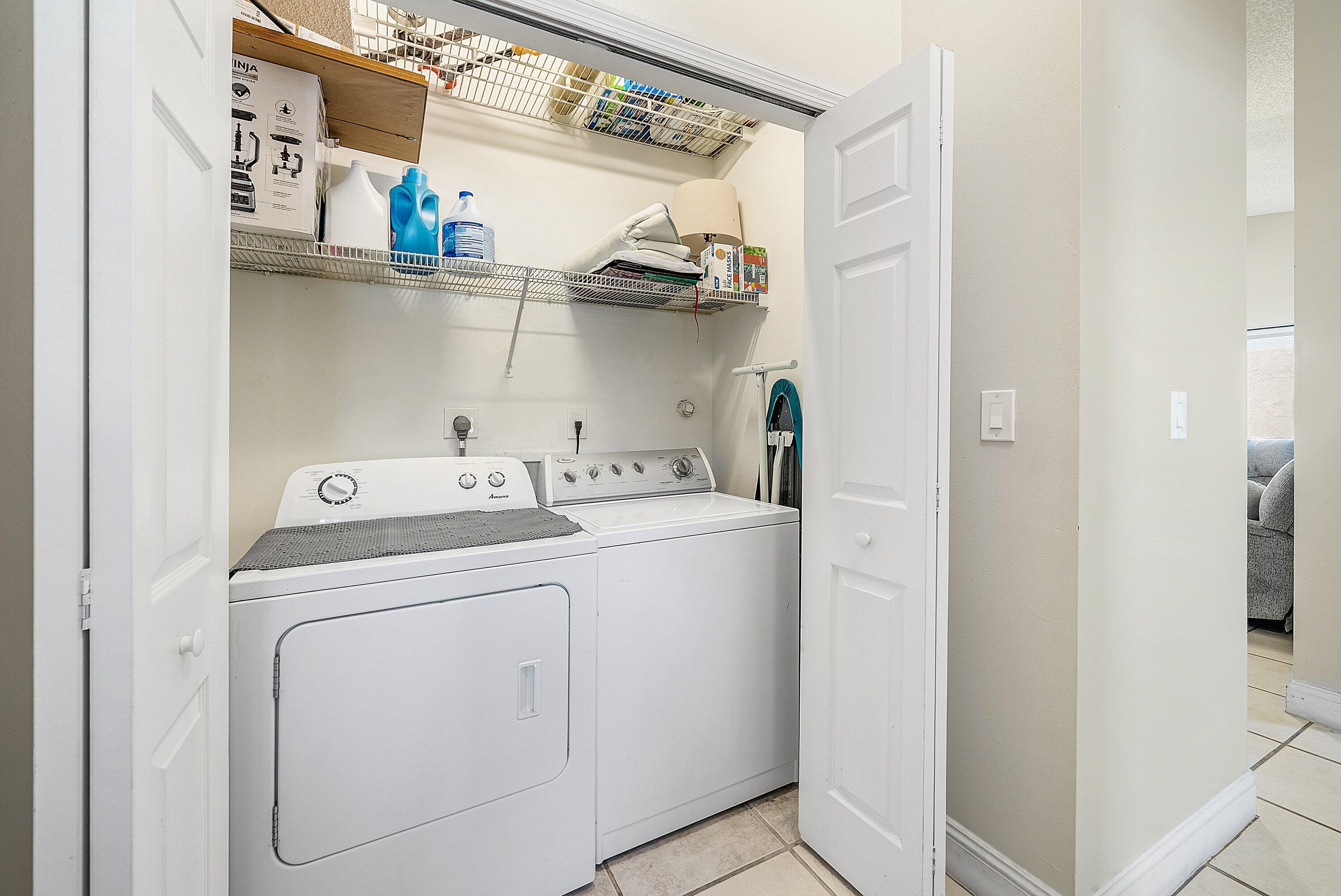 16 Ripley Way Boynton Beach, FL 33426 - Photo 22 of 29 Full Laundry with Storage