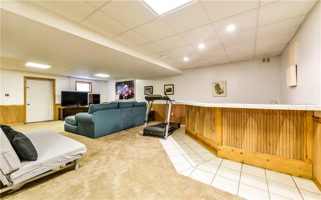 1064 Freedom Crider Road Freedom, PA 15042 - Photo 20 of 25 Lower Level Game room showing walk out