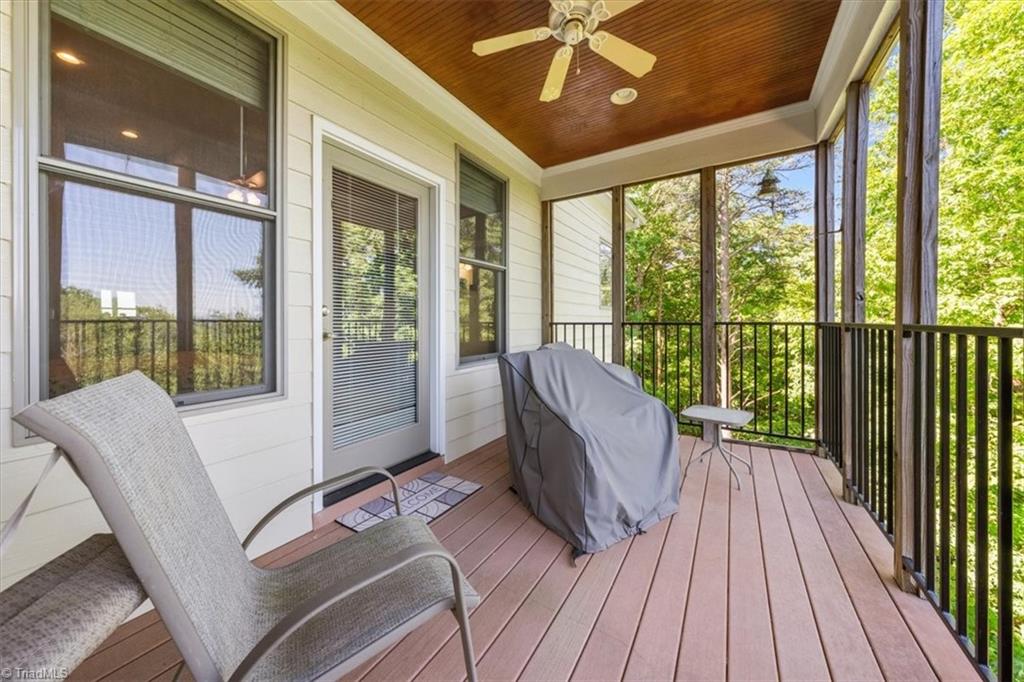 2207 Sierra Trace Road Denton, NC 27239 - Photo 22 of 49 Screened porch overlooking the High Rock Lake