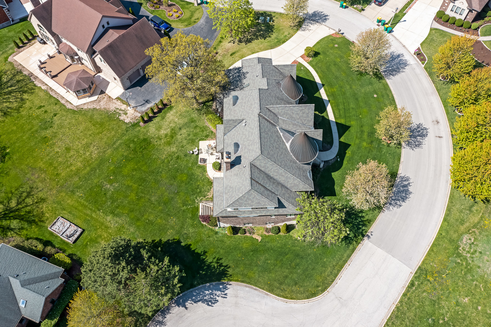 54 Sawgrass Drive Lemont, IL 60439 - Photo 34 of 41 an aerial view of a house with garden space and street view
