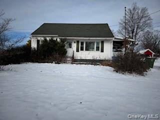 View of front of property with a porch