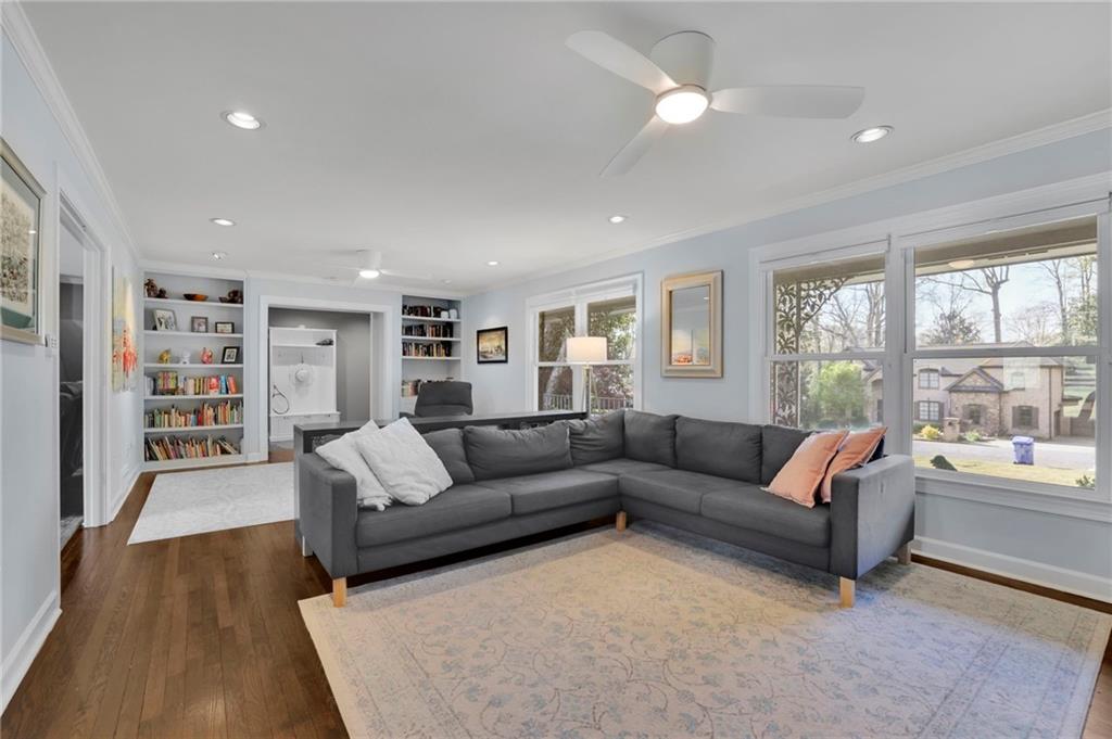 2476 Burnt Leaf Lane Decatur, GA 30033 - Photo 13 of 41 a living room with furniture and a large window