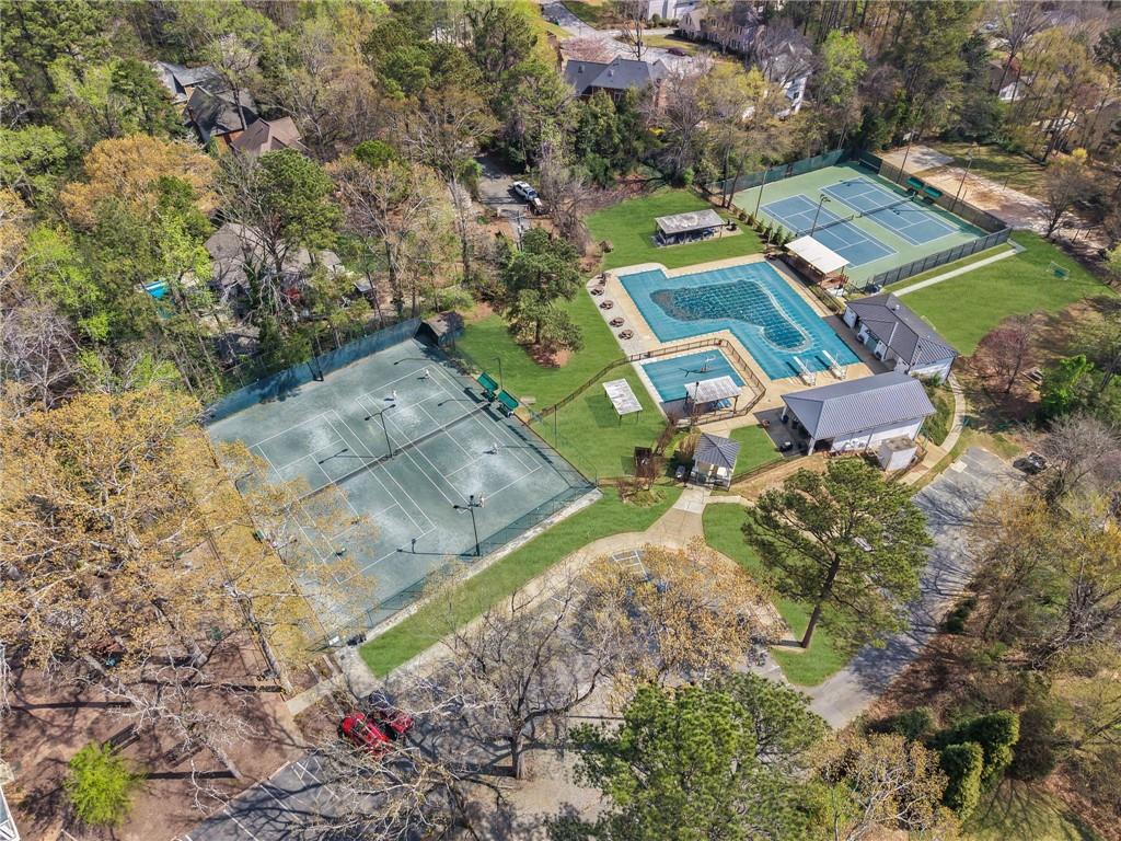 2476 Burnt Leaf Lane Decatur, GA 30033 - Photo 41 of 41 an aerial view of a residential houses with outdoor space