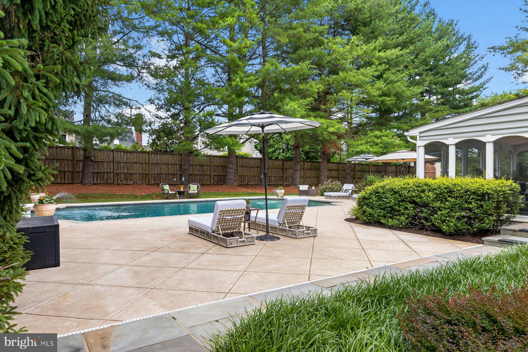 3625 Stansbury Mill Road Phoenix, MD 21131 - Photo 53 of 64 Serene backyard oasis with poolside charm.