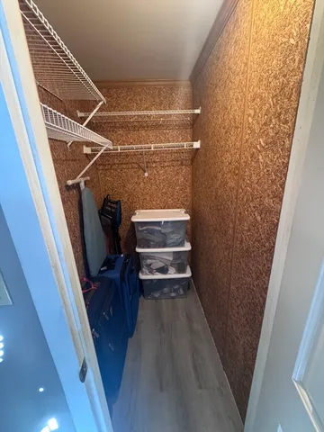 a view of storage and utility room