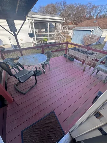 a view of a outdoor space with seating area