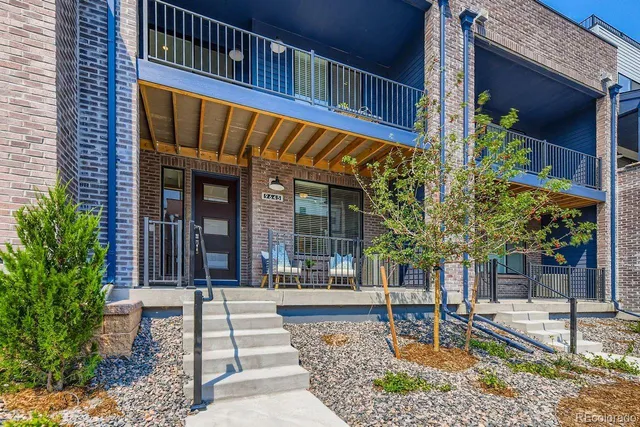 front view of a house with a porch