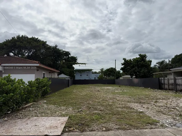 a backyard of a house