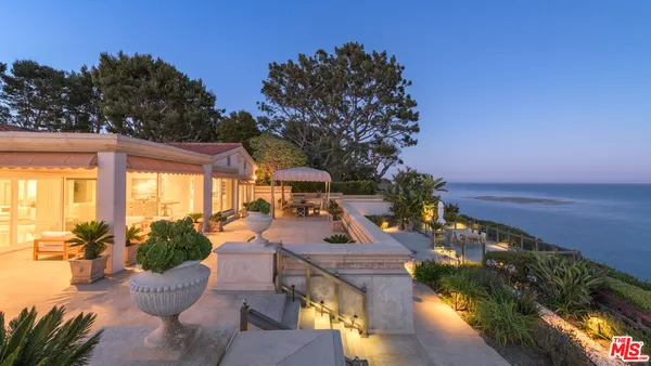 an aerial view of house with outdoor space