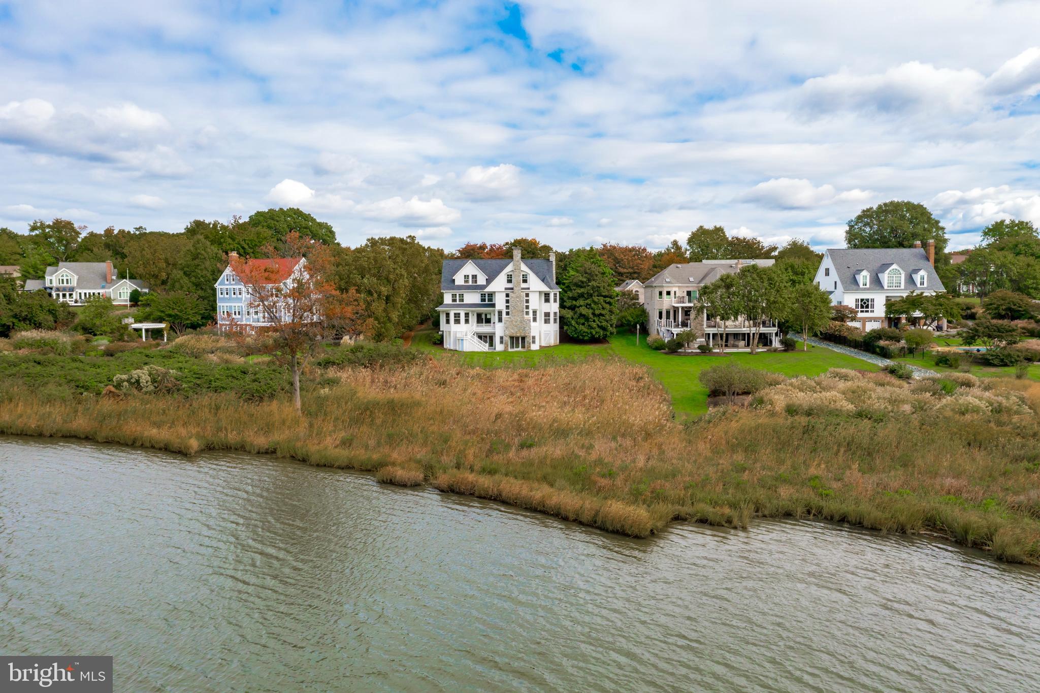 3304 Hidden River View Road Annapolis, MD 21403 - Photo 58 of 71 Rear of home from Duvall Creek