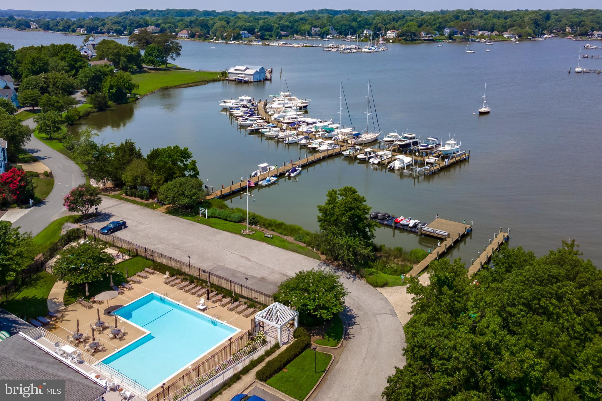 3304 Hidden River View Road Annapolis, MD 21403 - Photo 67 of 71 Community pool, marina and boat launch