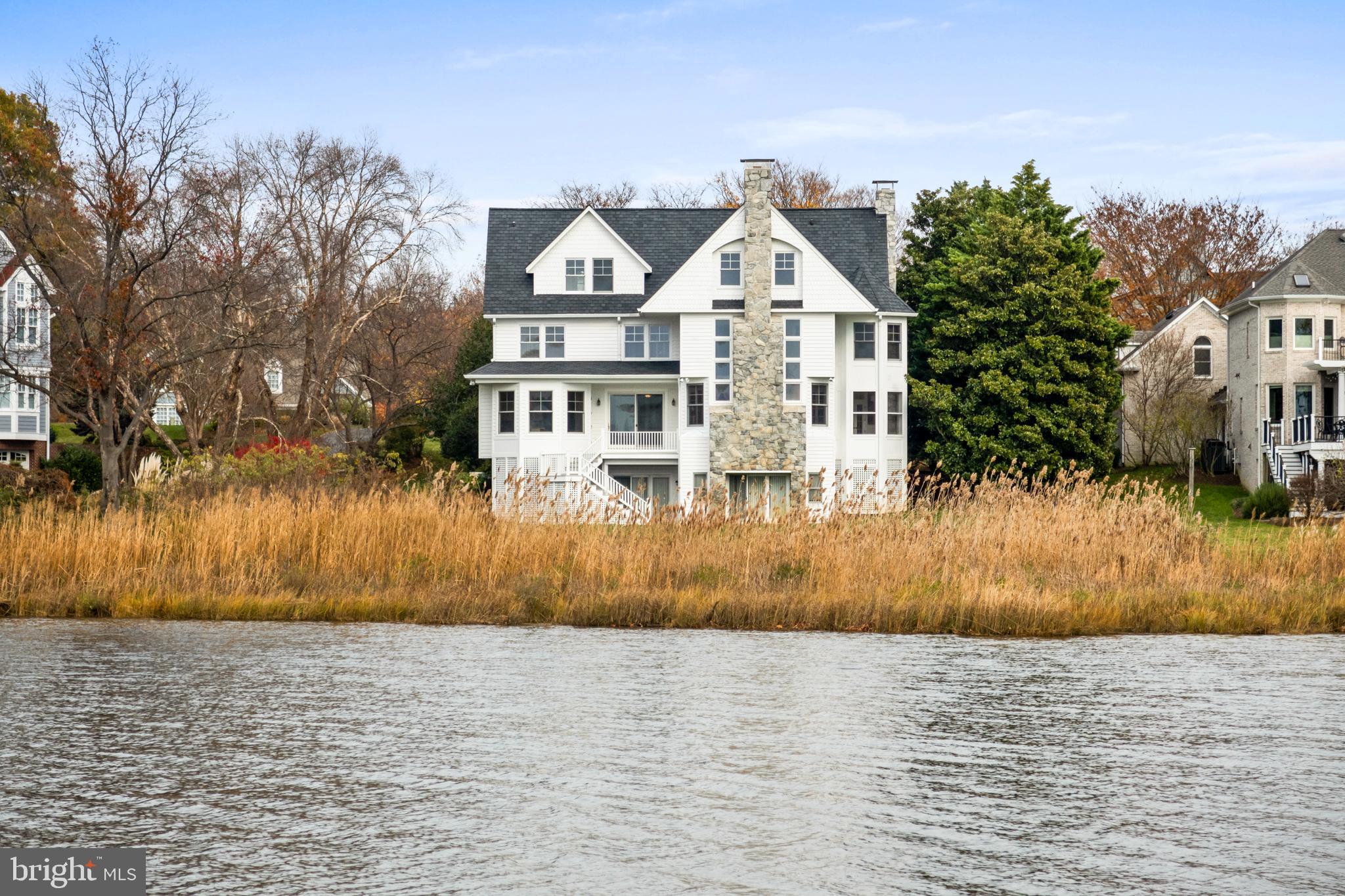 3304 Hidden River View Road Annapolis, MD 21403 - Photo 7 of 71 Rear of home from Community Marina