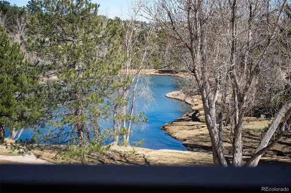 a view of a yard with an outdoor space