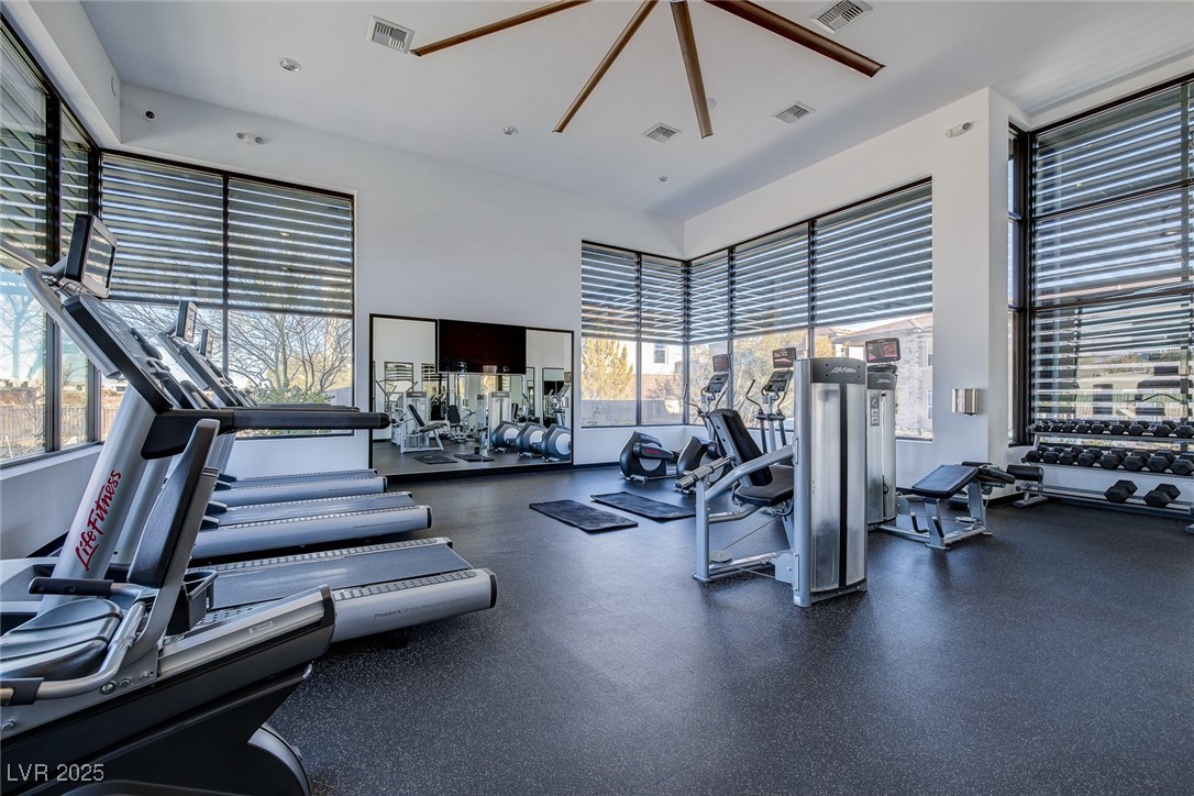 11280 Granite Ridge Drive, Unit 1057 Las Vegas, NV 89135 - Photo 39 of 46 View of exercise room