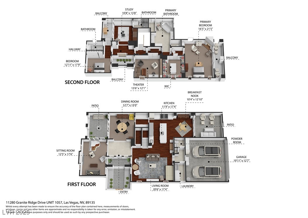 11280 Granite Ridge Drive, Unit 1057 Las Vegas, NV 89135 - Photo 44 of 46 View of floor plan / room layout