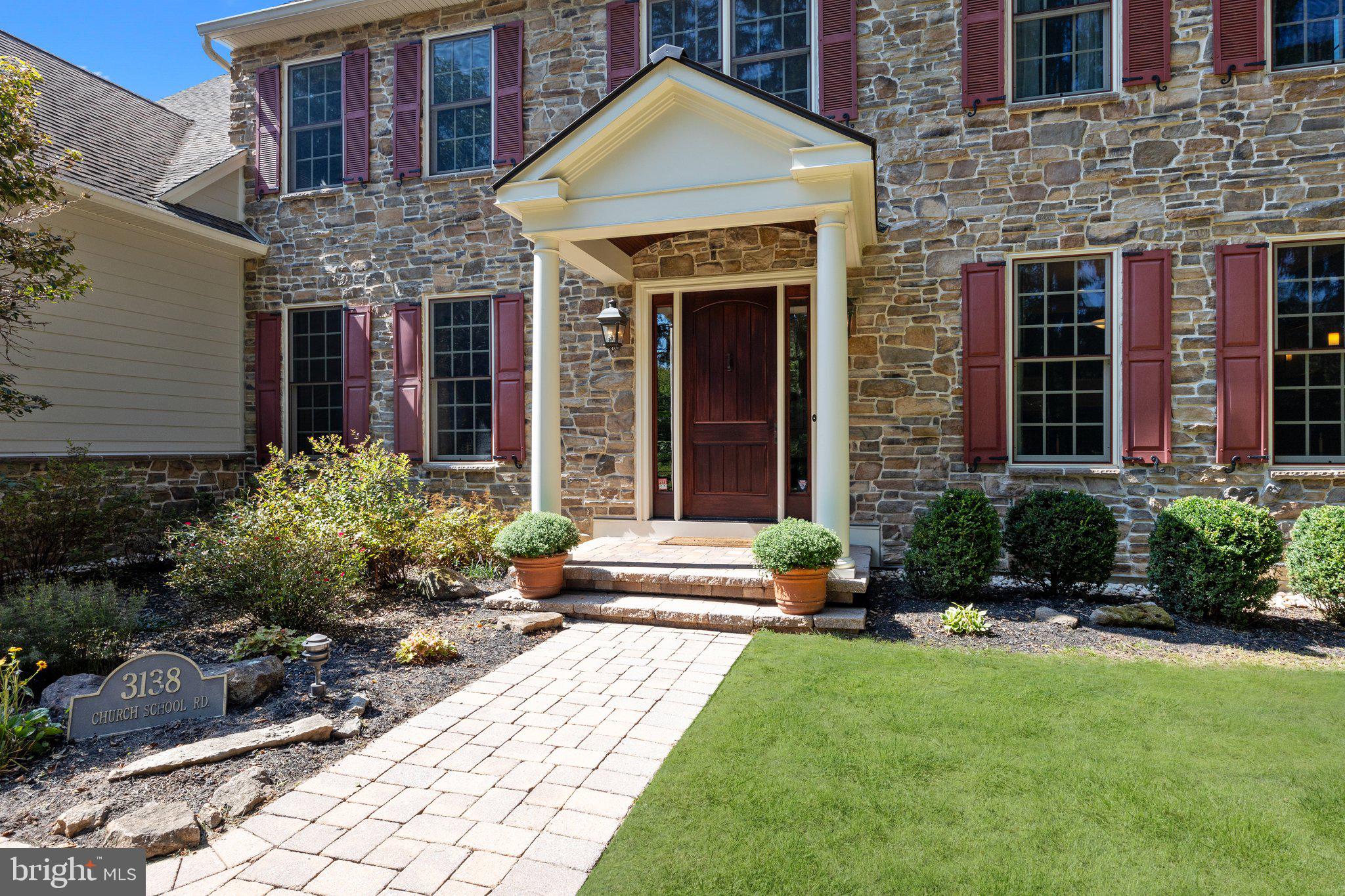3138 Church School Road Doylestown, PA 18902 - Photo 3 of 47 Custom Home with Stone Front & Hardie Siding