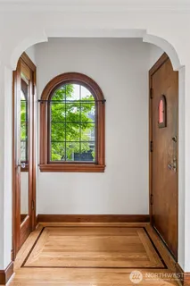 a view of an entryway door