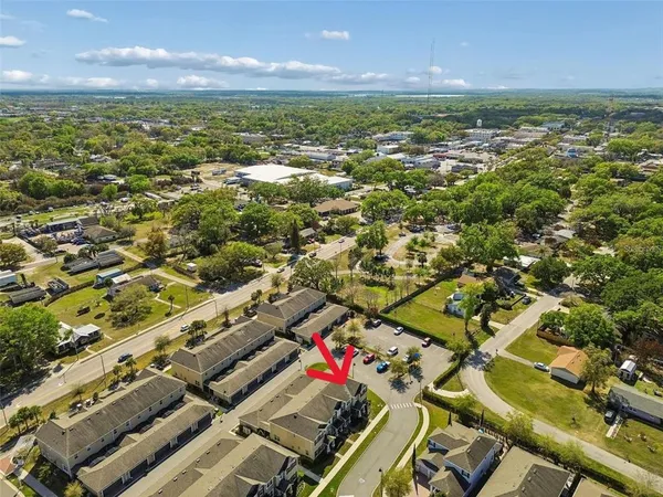 a view of a city with lots of buildings