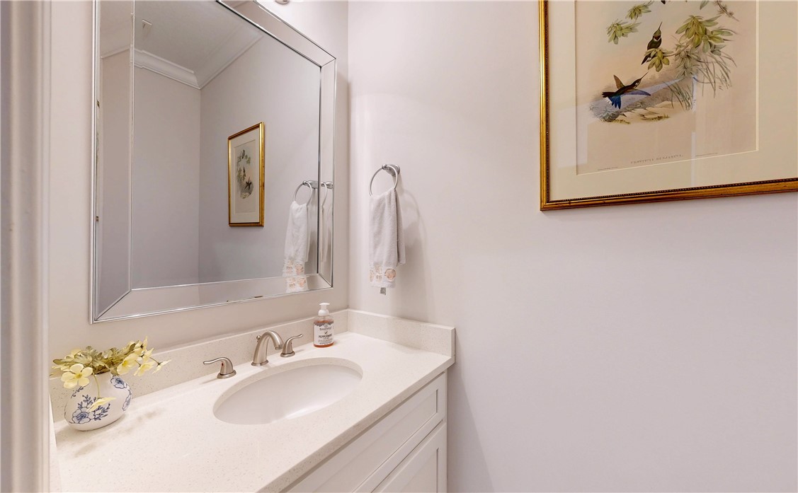 1001 Reserve Lane St. Simons Island, GA 31522 - Photo 5 of 28 Downstairs Guest Half Bathroom.
