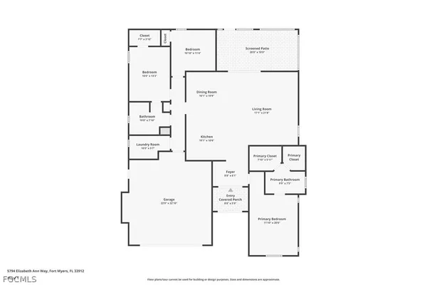 $2,850 | 5794 Elizabeth Ann Way, Fort Myers, FL 33912