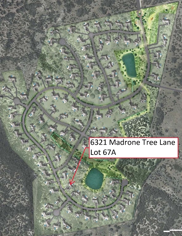 6321 Madrone Tree Lane Austin, TX 78738 - Photo 2 of 4 a sign that is sitting on a brick wall