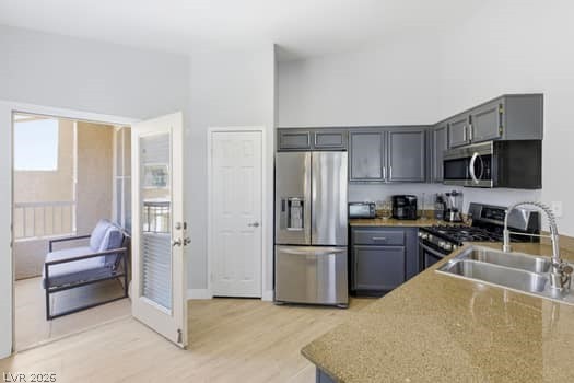 10550 West Alexander Road, Unit 2091 Las Vegas, NV 89129 - Photo 17 of 43 Large kitchen connects to balcony for drinks & chats.