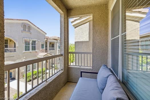 10550 West Alexander Road, Unit 2091 Las Vegas, NV 89129 - Photo 18 of 43 Enclosed and shady balcony for relaxing.