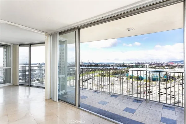 a view of a balcony