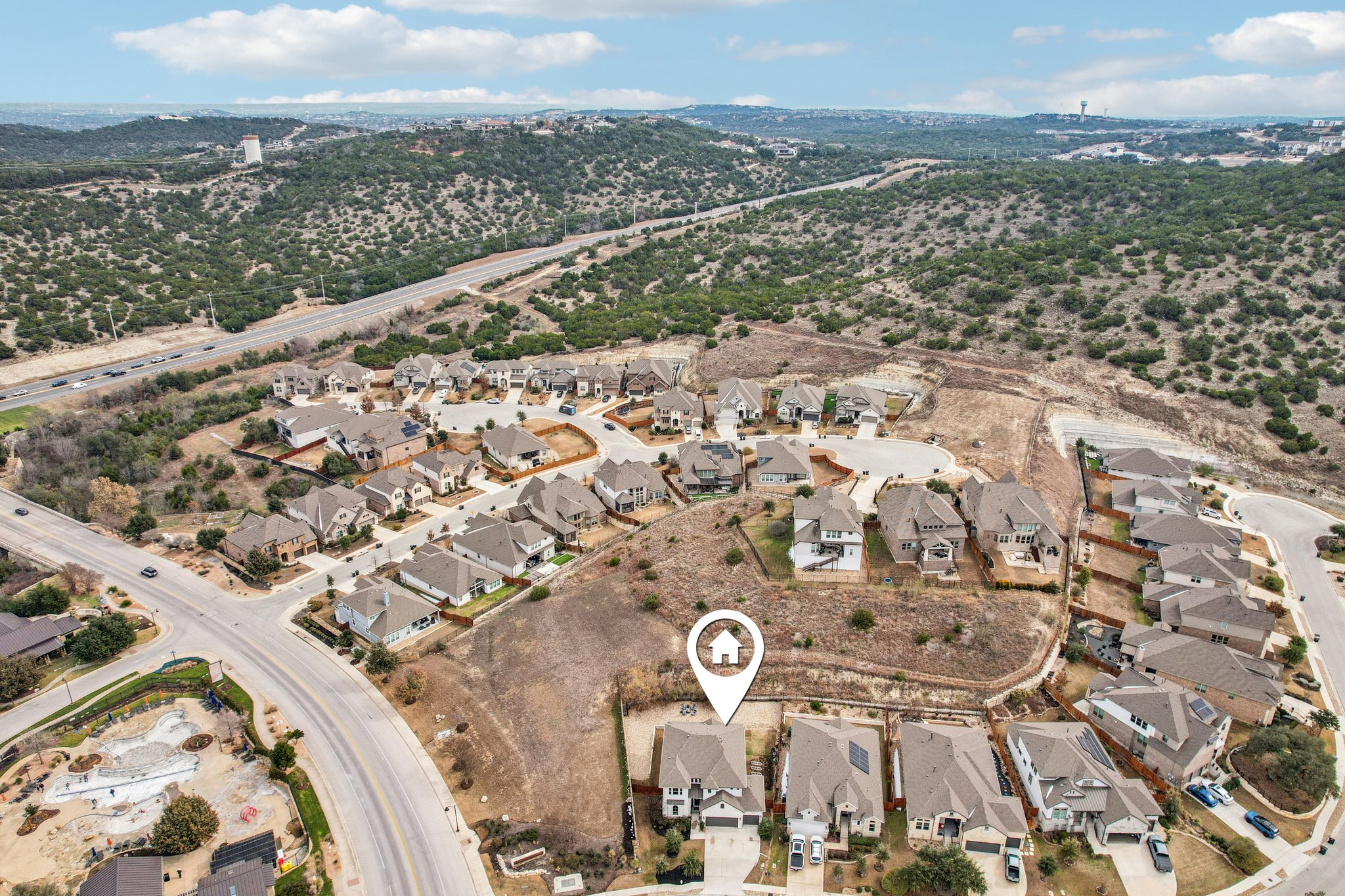17820 Limestone Spring Lane Austin, TX 78738 - Photo 23 of 35 an aerial view of a city