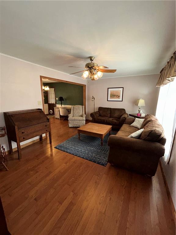 194 Nutt Road Grove City, PA 16127 - Photo 6 of 38 Walk in to Beautiful Hardwood Floors in the Living Room