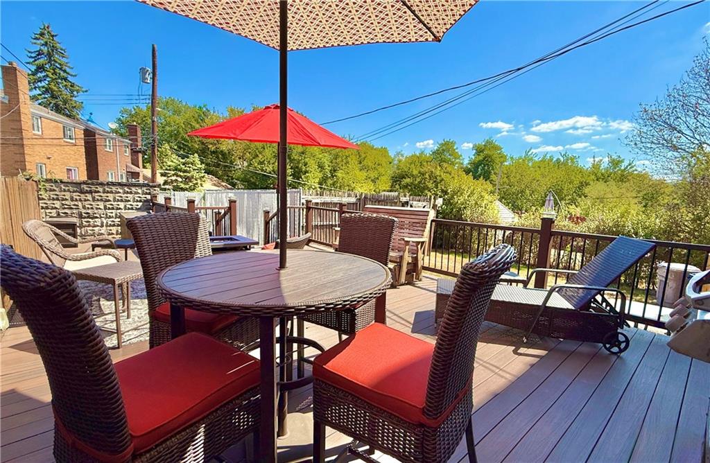 3232 California Avenue Pittsburgh, PA 15212 - Photo 17 of 38 a patio with a table and chairs