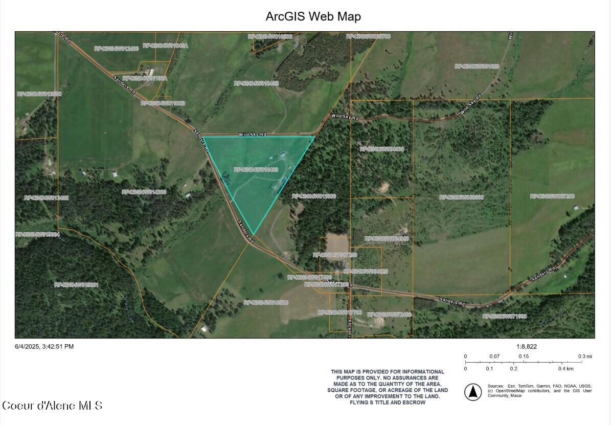 10207 Sanders Road Tensed, ID 83870 - Photo 67 of 69 Aerial