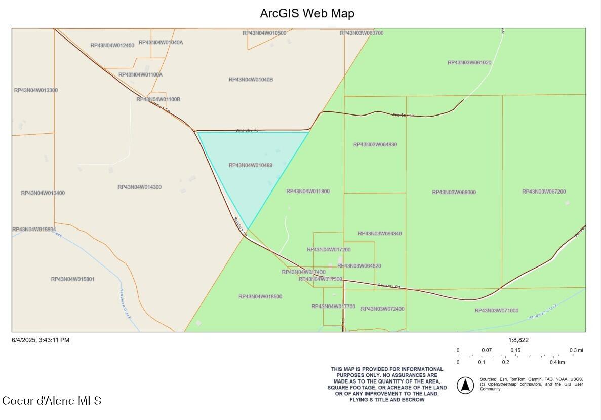 10207 Sanders Road Tensed, ID 83870 - Photo 68 of 69 Plat