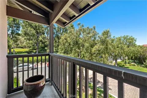 a city view from a balcony