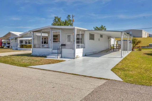front view of a house with a porch