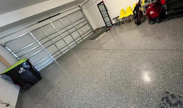 a view of a swimming pool with an outdoor seating