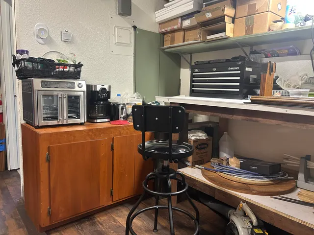 a front view of a retail shop